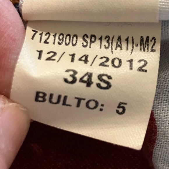 Lucky Brand Mens Vintage Y2K  221 Original Straight Jeans Size 34x30 Blue AN EXC - Picture 10 of 12